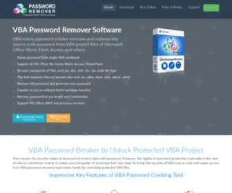 Vbapasswordremover.org(VBA Password Remover to Break VBA Password from XLS) Screenshot