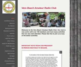 Vbarc.net(The Vero Beach Amateur Radio Club) Screenshot