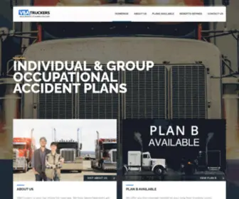 Vbatruckers.com(Individual & Group Occupational Accident Plans for Independent Owner Operators) Screenshot