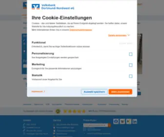 Vbdonw.de(Volksbank Dortmund) Screenshot