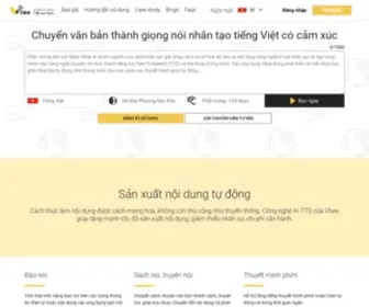 Vbee.vn(Vbee AIVoice: Giải pháp giọng nói AI cho mọi nhu cầu sáng tạo nội dung) Screenshot