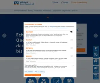 Vbessen-Cappeln.de(Startseite Volksbank eG Emstek Essen Cappeln) Screenshot