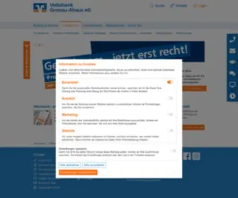 Vbga.de(Volksbank Gronau) Screenshot