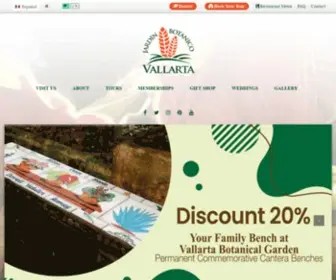 Vbgardens.org(Vallarta Botanical Gardens) Screenshot