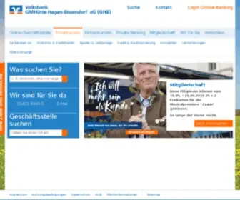 VBGHB.de(Volksbank GMH) Screenshot