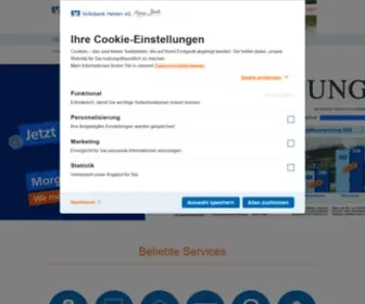 Vbheiden.de(Volksbank Heiden eG) Screenshot