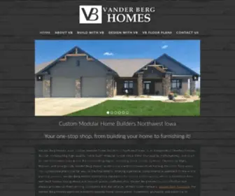 Vbhomes.com(Vander Berg Homes) Screenshot