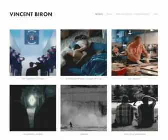 Vbiron.com(Vincent biron) Screenshot