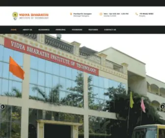 Vbit.co.in(Vidya Bharathi Institute of Technology) Screenshot