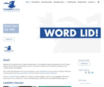 VBJ.org(Vlaams Belang Jongeren) Screenshot