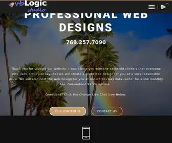 Vblogicstudio.com(Create Your Own Website) Screenshot