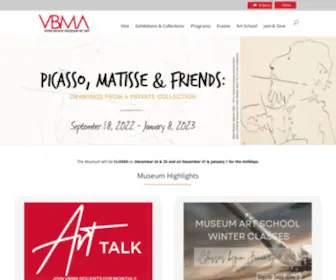 Vbmuseum.org(The Vero Beach Museum of Art) Screenshot