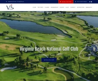 Vbnational.com(Virginia Beach National Golf Club) Screenshot