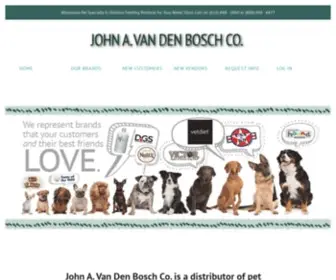 Vbosch.com(Distribution Partner for Pet Specialty & Outdoor Feeding Products) Screenshot