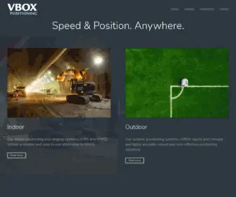 Vboxpositioning.com(VBOX Positioning) Screenshot