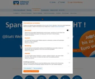 Vboyten.de(Volksbank Oyten eG) Screenshot