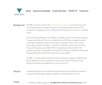 VBRC.vu(Vanuatu Business Resilience Council) Screenshot