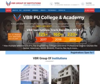 Vbredu.com(VBR Group of Institutions) Screenshot