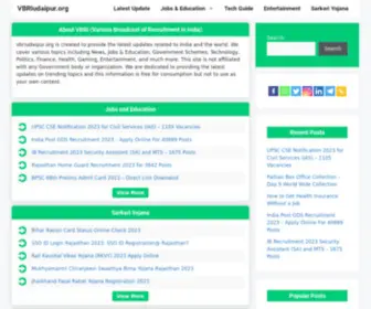 Vbriudaipur.org(Vbriudaipur) Screenshot