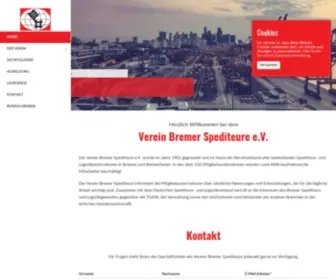 VBSP.de(Verein Bremer Spediteure e.V) Screenshot