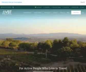 VBT.com(VBT Bicycling Vacations) Screenshot