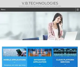 Vbtechnologies.net(Enterprise Application Development and Cloud Services Provider) Screenshot