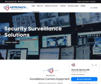 VBtronics.com(Business Security & Tech Solutions) Screenshot