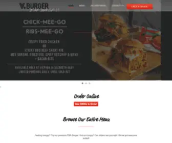 Vburgerbar.com.au(V Burger Bar) Screenshot