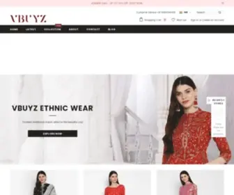 Vbuyz.com(Buy Best Traditional Kurtis and Kurta Sets by one of the leading Women's Ethnic Wear Brand of India) Screenshot