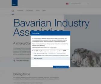 VBW.com(Bavarian Industry Association) Screenshot