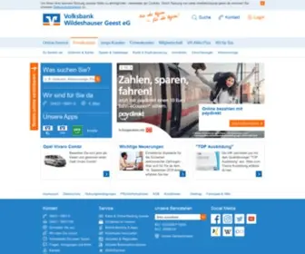 Vbwildeshauser-Geest.de(Volksbank Wildeshauser Geest eG) Screenshot