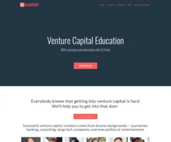 VC.academy(Venture Capital Online Course) Screenshot