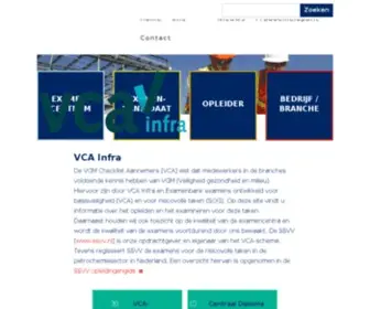 Vcainfra.nl(VCA Infra) Screenshot