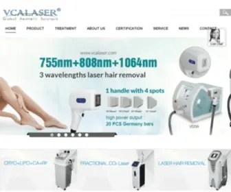 Vcalaser.com(Beijing VCA Laser Technology Co) Screenshot