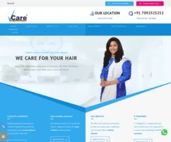 Vcaretrichology.com(Best Hair Clinic in India) Screenshot