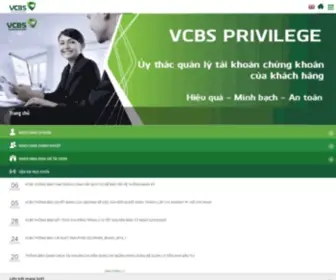 VCBS.com.vn(Vietcombank Securities) Screenshot