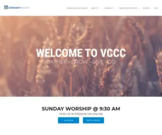 VCCC.org(VC Community Church) Screenshot