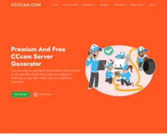 VCccam.com(CCcam 48H) Screenshot