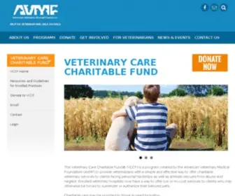 VCcfund.org(Veterinary Care Charitable Fund) Screenshot