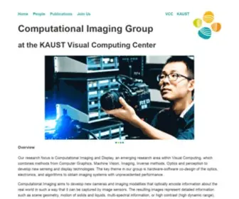 Vccimaging.org(Computational Imaging Group) Screenshot