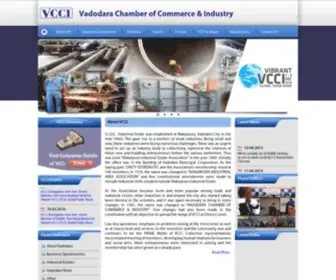 Vccivadodara.org(VCCI) Screenshot