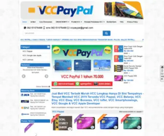 VCcpaypal.com(Jual Beli VCC Terbaik Murah VCC Lengkap Hanya Di Sini Tempatnya) Screenshot