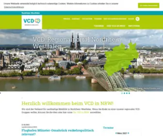 VCD-NRW.de(Der VCD in Nordrhein) Screenshot