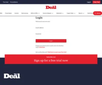 VCDeal.com(The Deal Pipeline) Screenshot