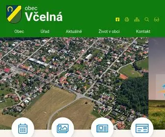 Vcelna.cz(Obec Včelná) Screenshot