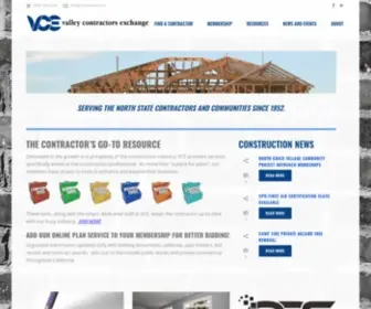 Vceonline.com(Northern California Builders Exchange) Screenshot