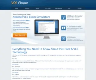 Vceplayer.com(VCE Player) Screenshot