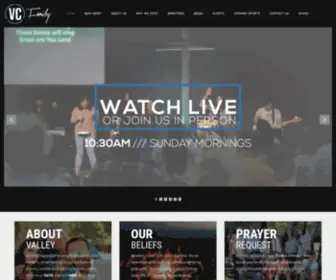 Vcfamily.org(Valley Christian) Screenshot