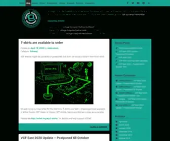 Vcfed.org(A organization for vintage computer enthusiasts) Screenshot
