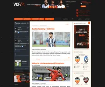 VCF.pl(Zapraszamy na stronę i forum kibiców Nietoperzy. Znajdziesz tu wszystko o klubie Valencia CF) Screenshot